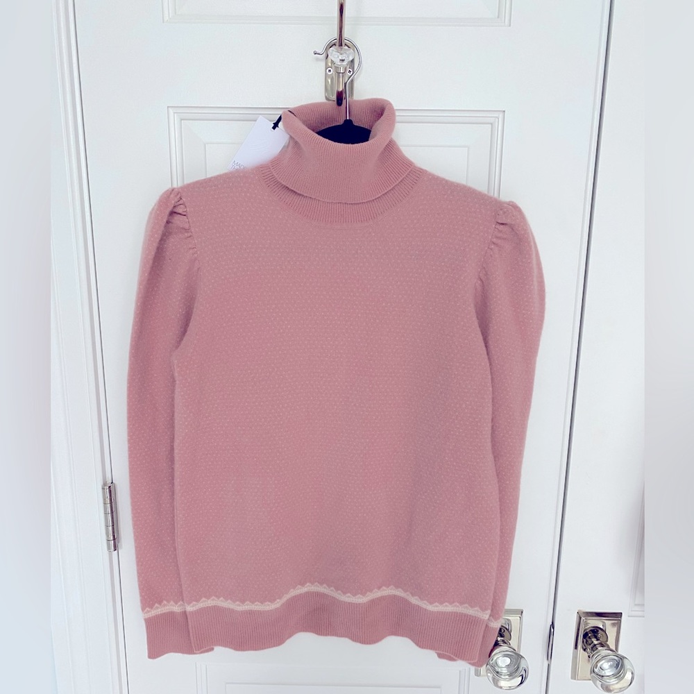 New With Tags Madeleine Thompson Cashmere Turtleneck Sweater - Large